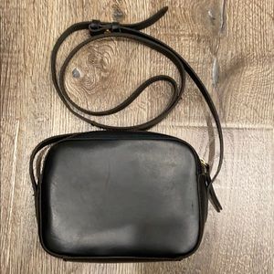 Jcrew leather camera bag